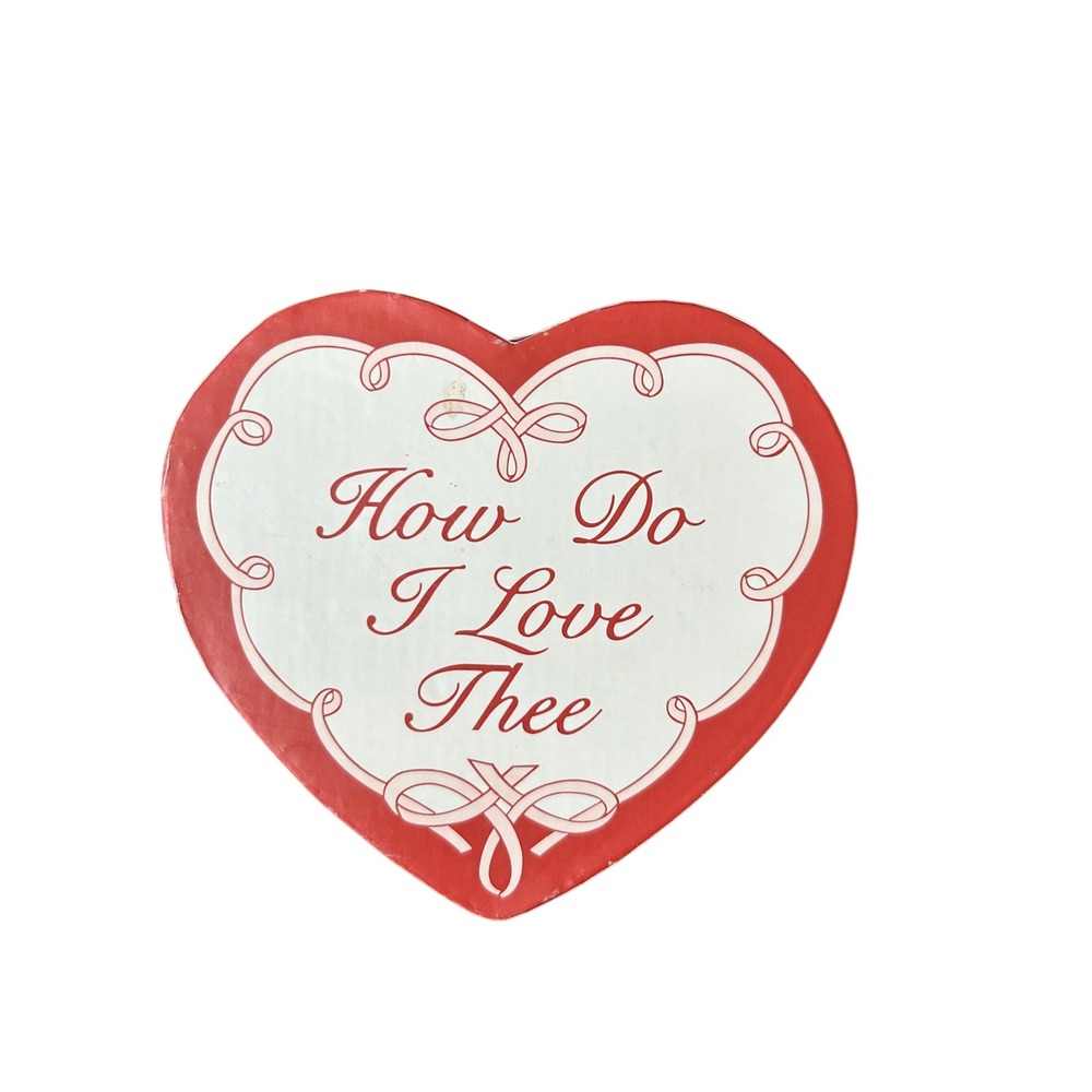 MWW Market Heart Shaped Ceramic LOVE Appetizer Plates Set of 4 Valentine's Day